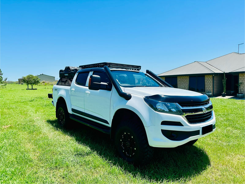 Holden Colorado RG - DUAL Mid Entry Snorkels - Seamless Powder Coated