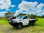 Toyota Hilux N70 - (2005 - 2014) - Recessed Mid Entry DUAL Snorkels - Seamless Powder Coated