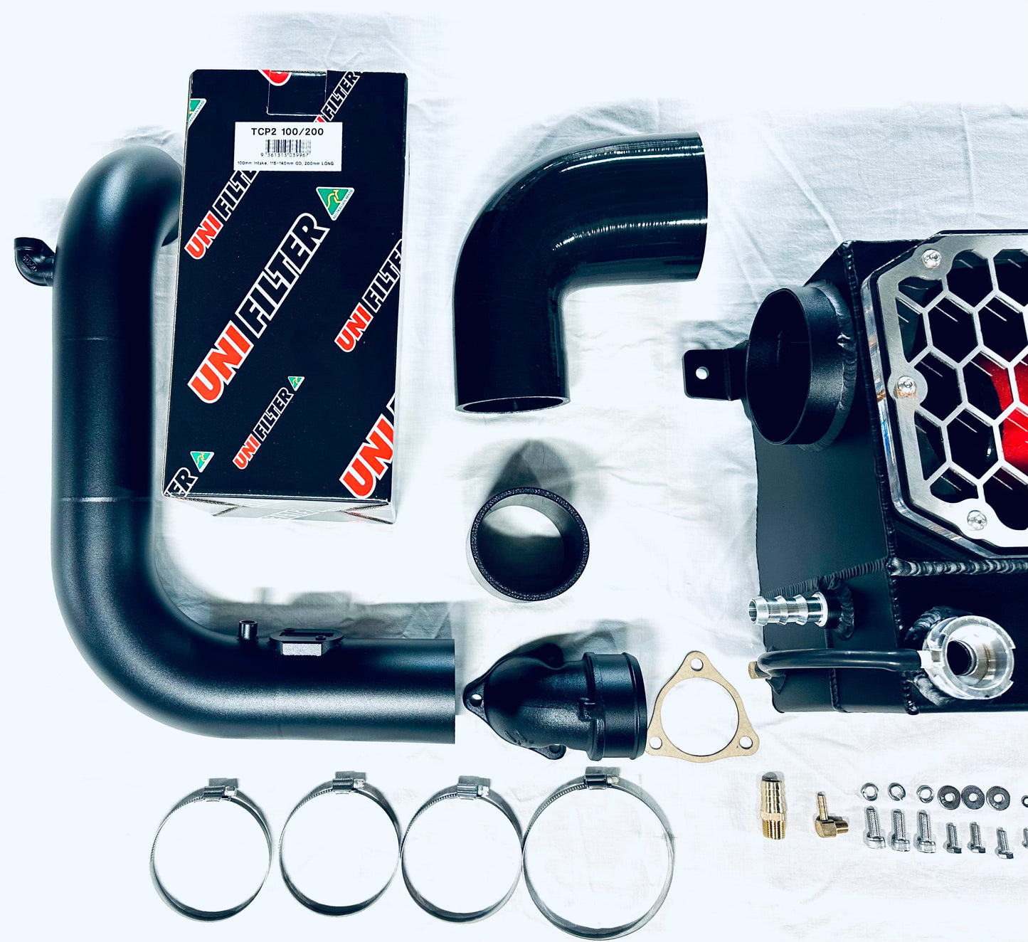 Nissan Patrol GU (ZD30 CRD/DI) Bonnet Entry Airbox/Intake - To suit Fabwitz Bonnet Entry Snorkel