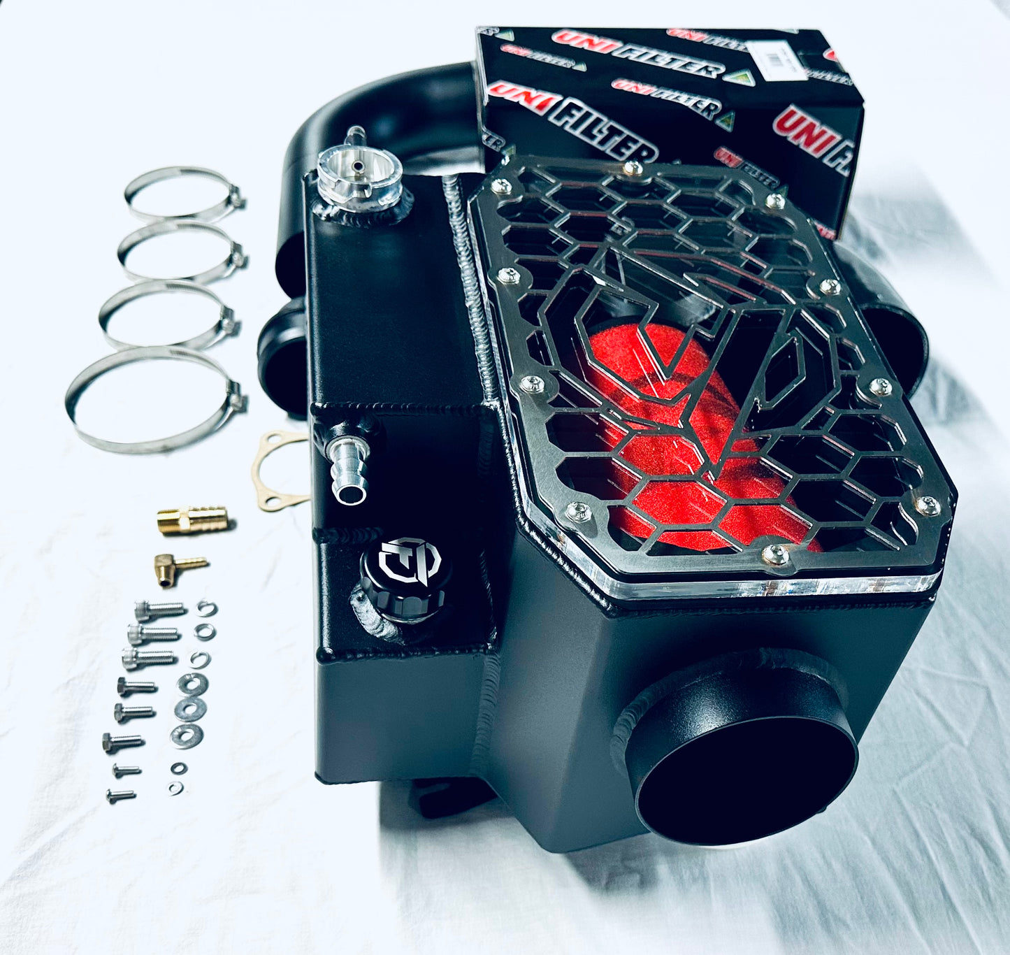 Nissan Patrol GU (ZD30 CRD/DI) Bonnet Entry Airbox/Intake - To suit Fabwitz Bonnet Entry Snorkel