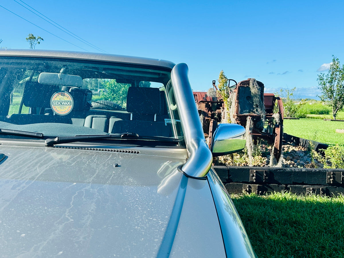 Nissan Patrol GU - Bonnet Entry Snorkel (on its own) - Seamless Polished