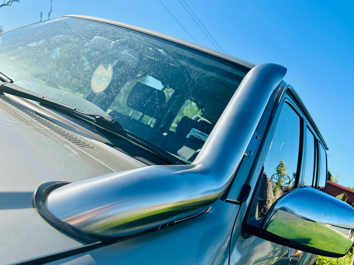 Nissan Patrol GU - Bonnet Entry Snorkel (on its own) - Seamless Polished