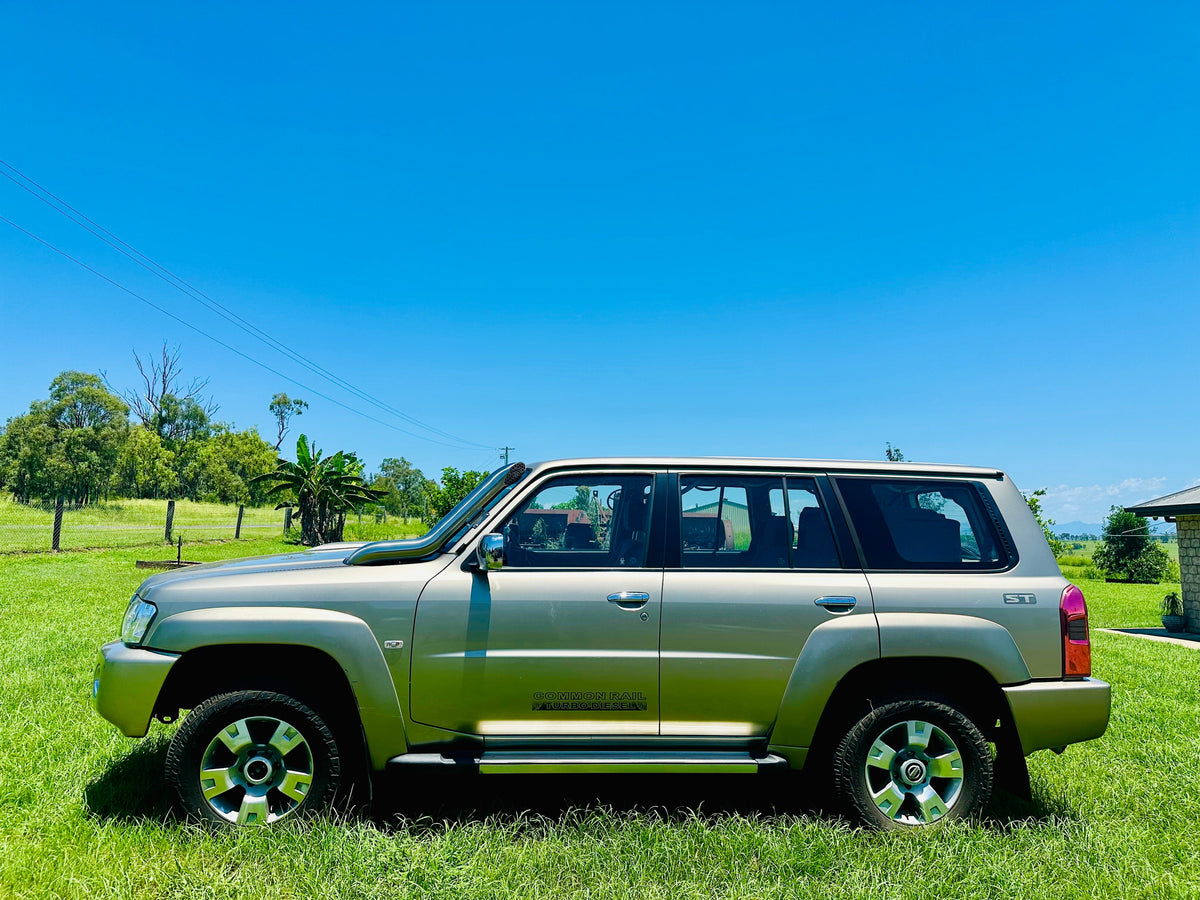 Nissan Patrol GU - Bonnet Entry Snorkel (on its own) - Seamless Polished