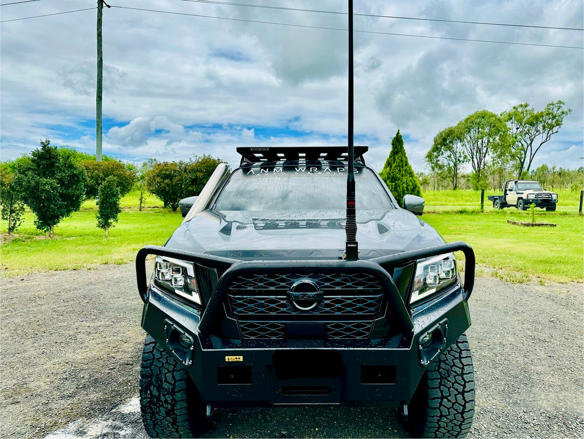 Nissan Navara (D23) NP300 - Short Entry Snorkel - Basic Weld Polished