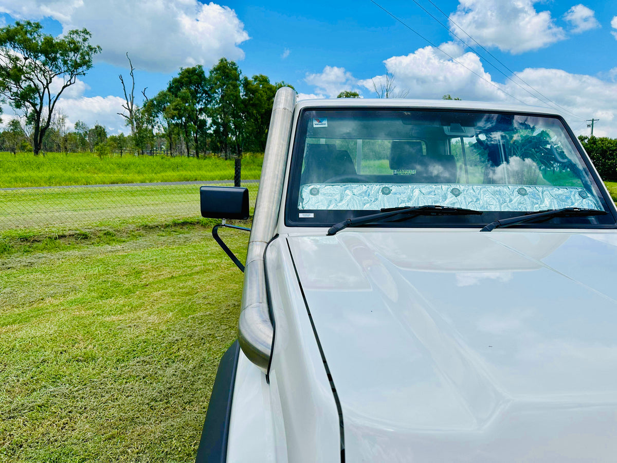 Toyota Landcruiser (2024 - current) - VDJ 70 Series - 4" DUAL Snorkels - Basic Weld - Polished