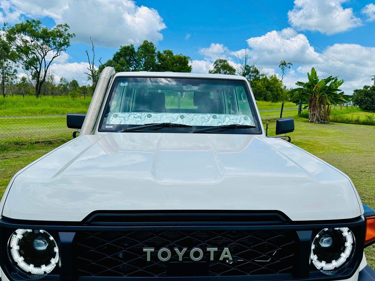 Toyota Landcruiser (2024 - current) - VDJ 70 Series - 4" DUAL Snorkels - Seamless Polished