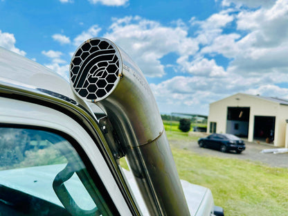 Toyota Landcruiser (2024 - current) - VDJ 70 Series - 4" DUAL Snorkels - Seamless Polished