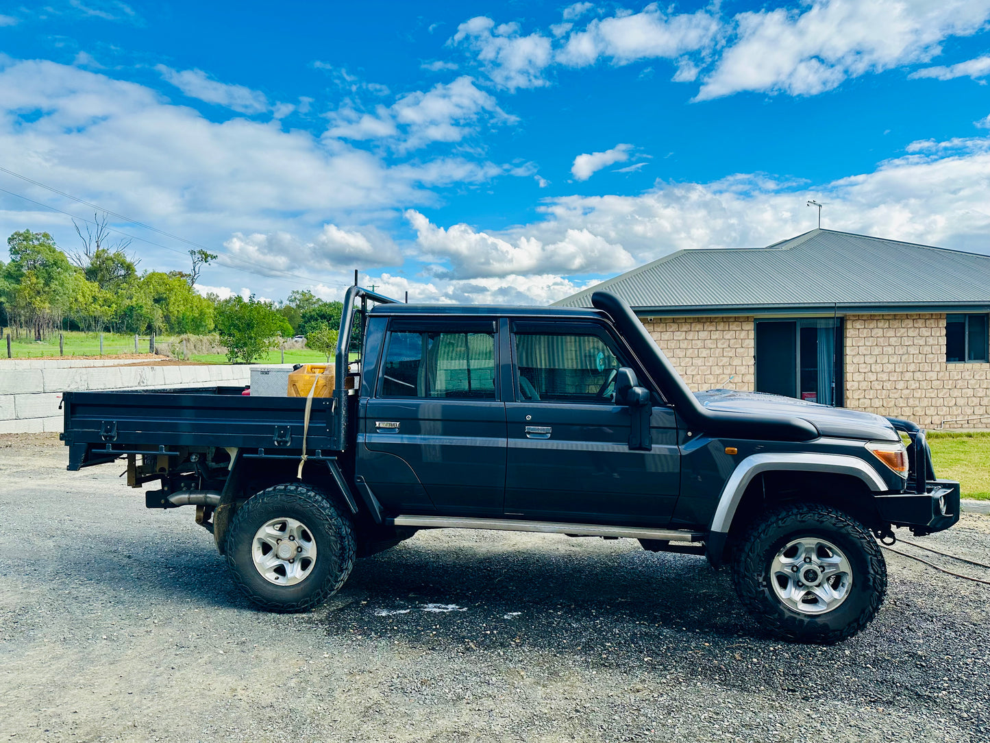 Toyota Landcruiser (2007-2023) VDJ V8 70 Series 5" Snorkel - Extended Tip