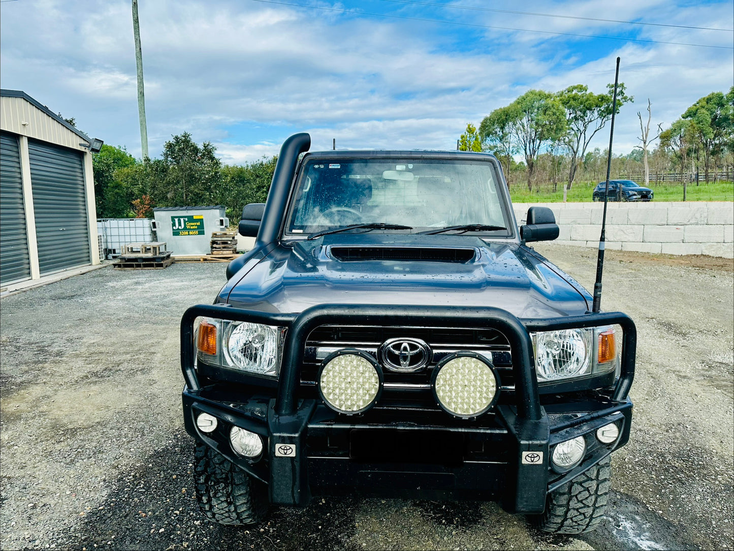 Toyota Landcruiser (2007-2023) VDJ V8 70 Series 5" Snorkel - Extended Tip
