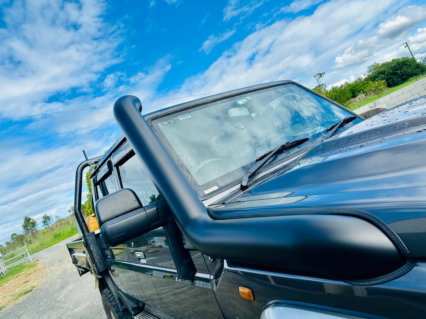 Toyota Landcruiser (2007-2023) VDJ V8 70 Series 5" Snorkel - Extended Tip