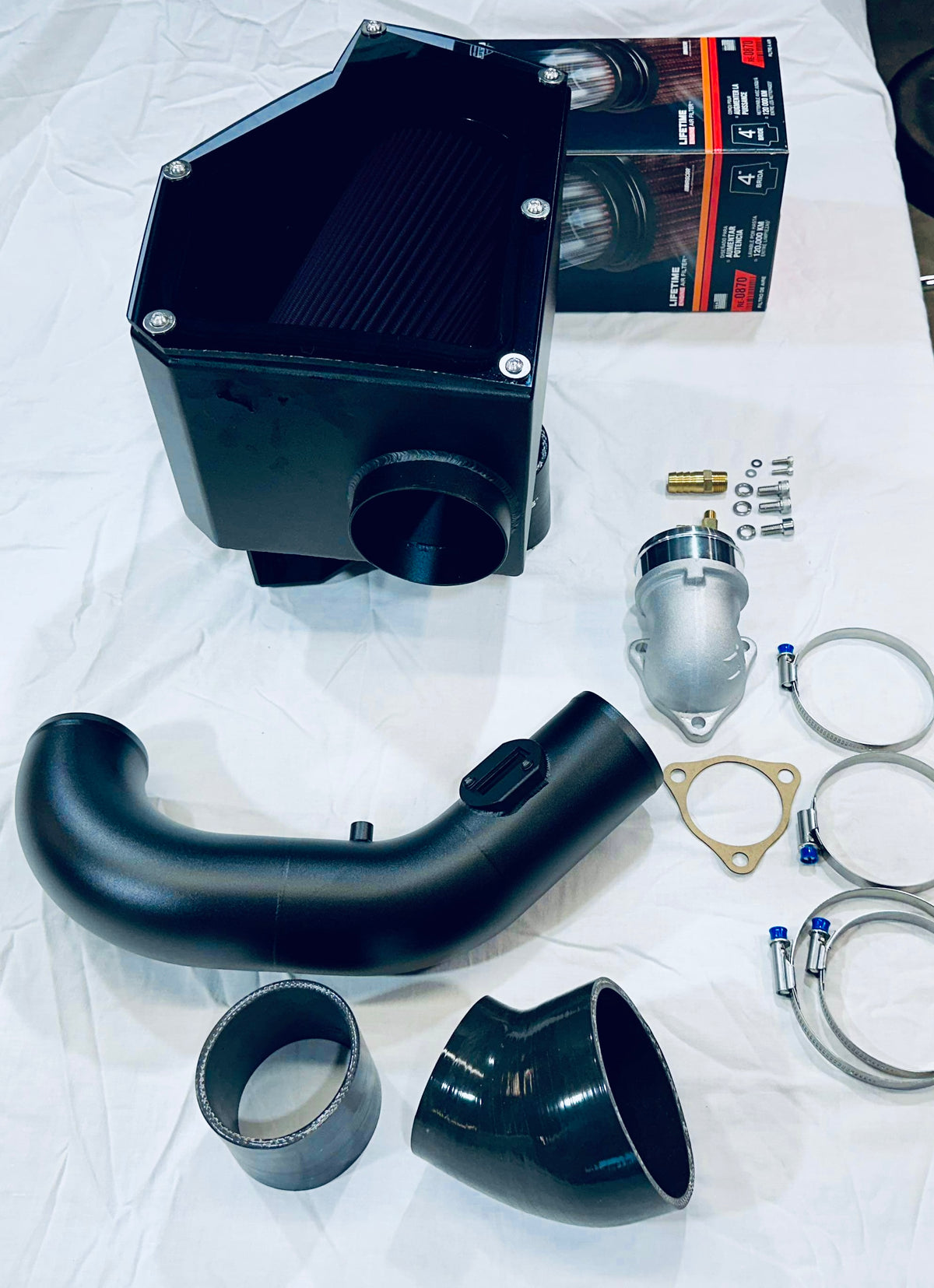 Nissan Patrol Y61 GU ZD30 CRD - (2004 - 2015) - Common Rail - Clear Top Highflow Airbox/Intake with 3" Turbo Inlet