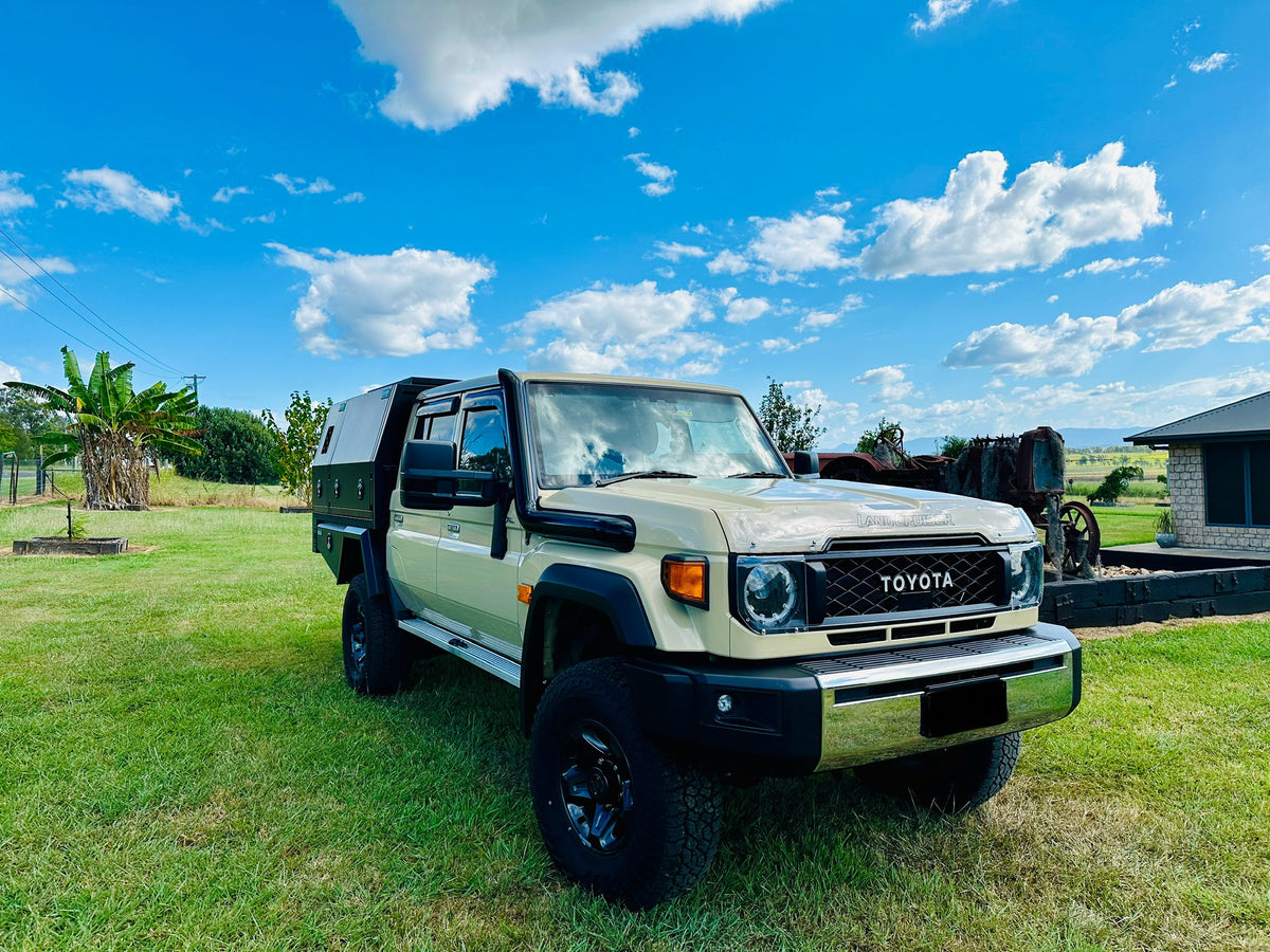 Toyota Landcruiser (2024 - current) - VDJ 70 Series - 4" Snorkel - Seamless Powder Coated