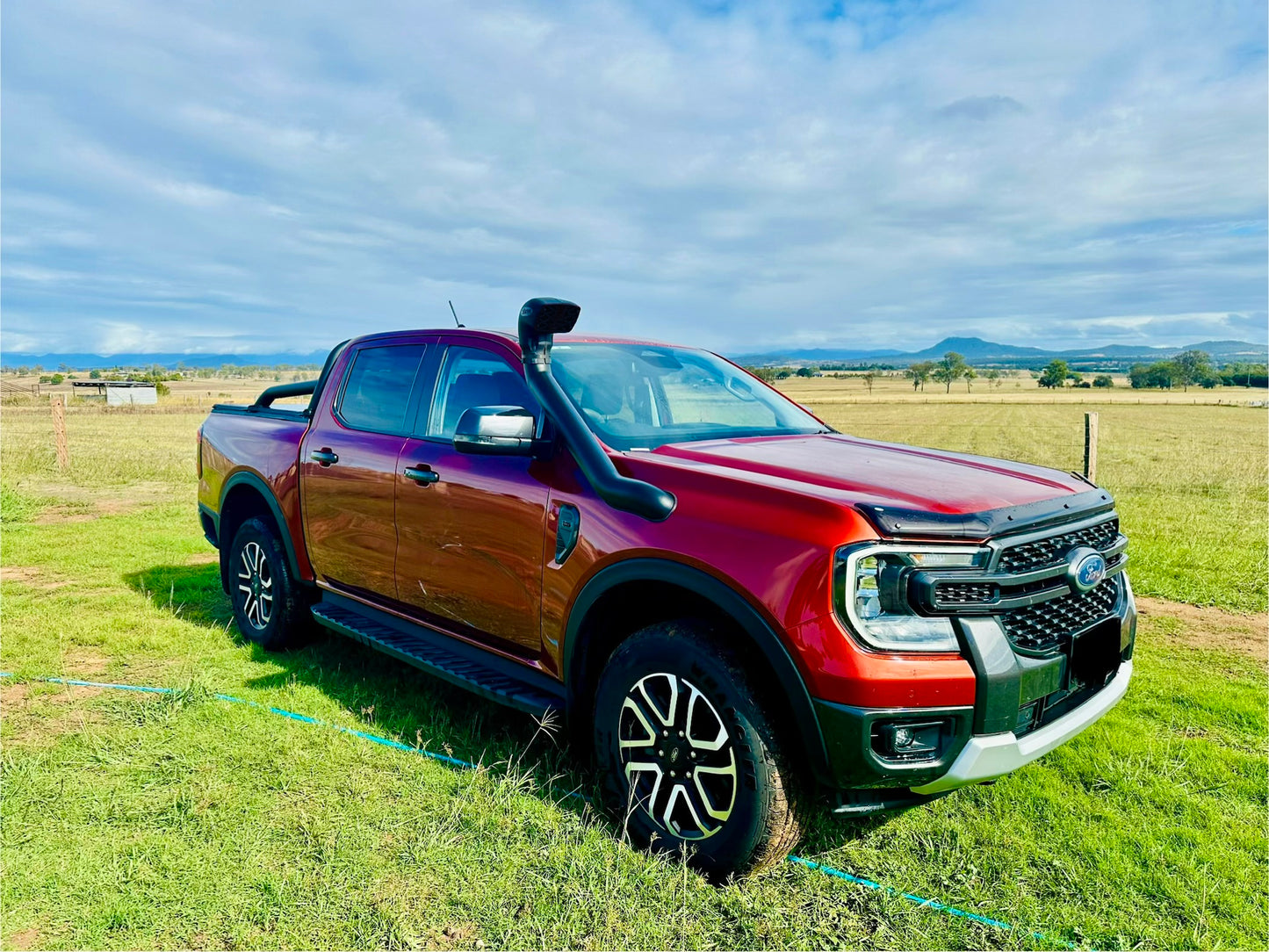Ford Next Gen Ranger (2023+) 4" Mid Entry Snorkel with Ram Head