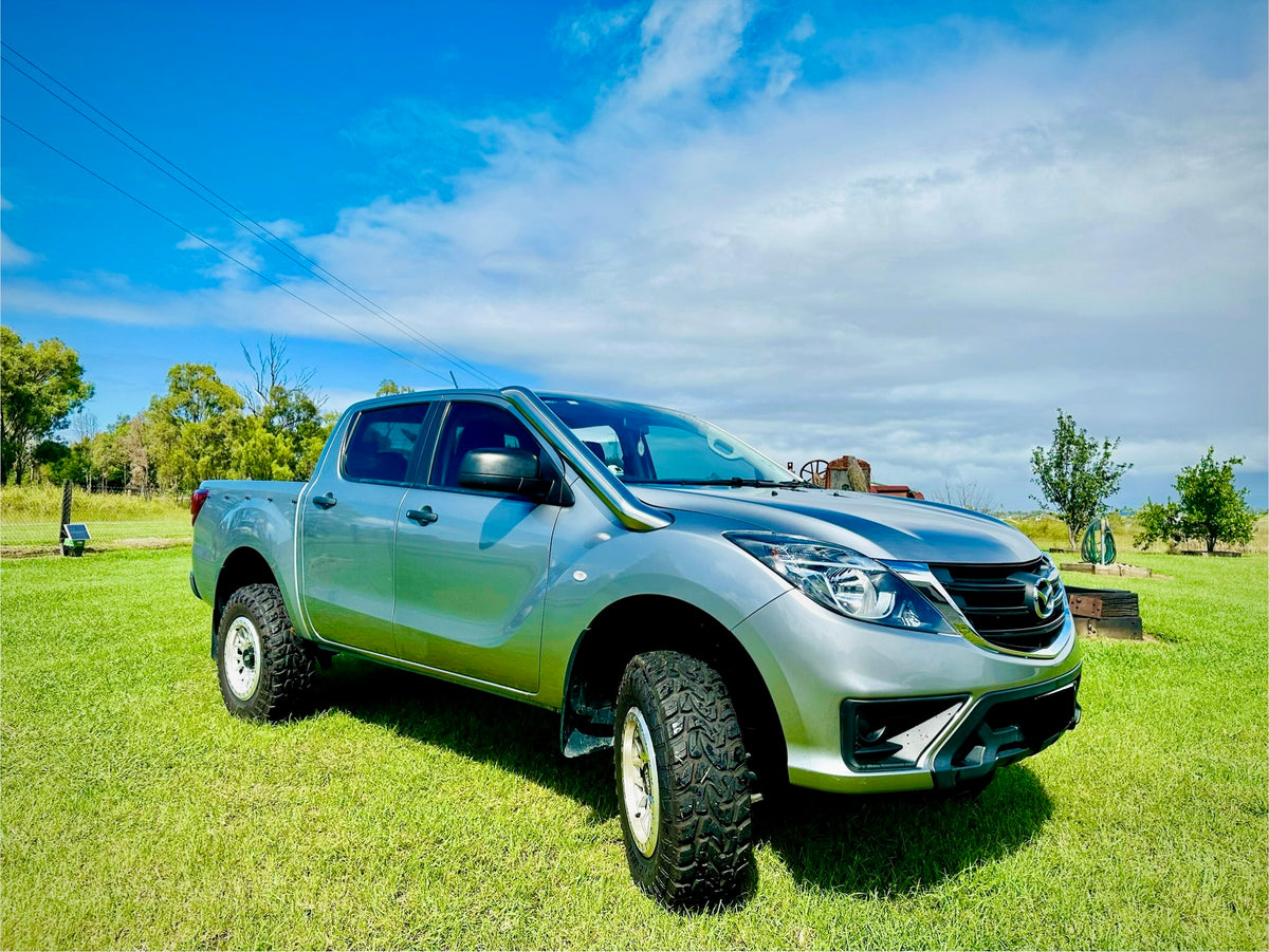 Mazda BT50 (2012 - 2020) - Mid Entry Snorkel - Seamless Polished