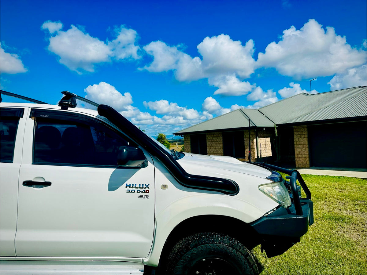 Toyota Hilux N70 - (2005 - 2014) - Cover up Snorkel - Seamless Powder Coated