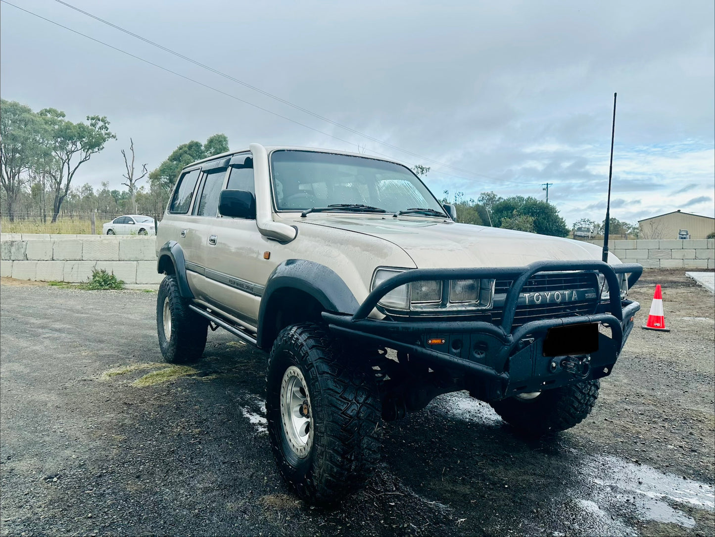 Toyota Landcruiser 80 Series 4" Mid Entry Snorkel