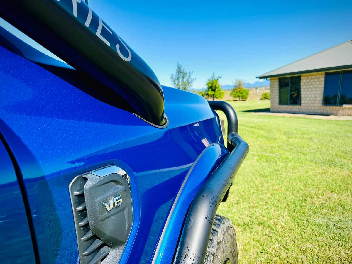 Ford Next Gen Ranger - Short Entry Snorkel - Seamless Powder Coated