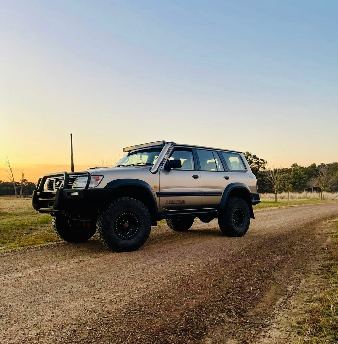 Nissan Patrol GU - DUALS - Short Entry Snorkels - Seamless Polished