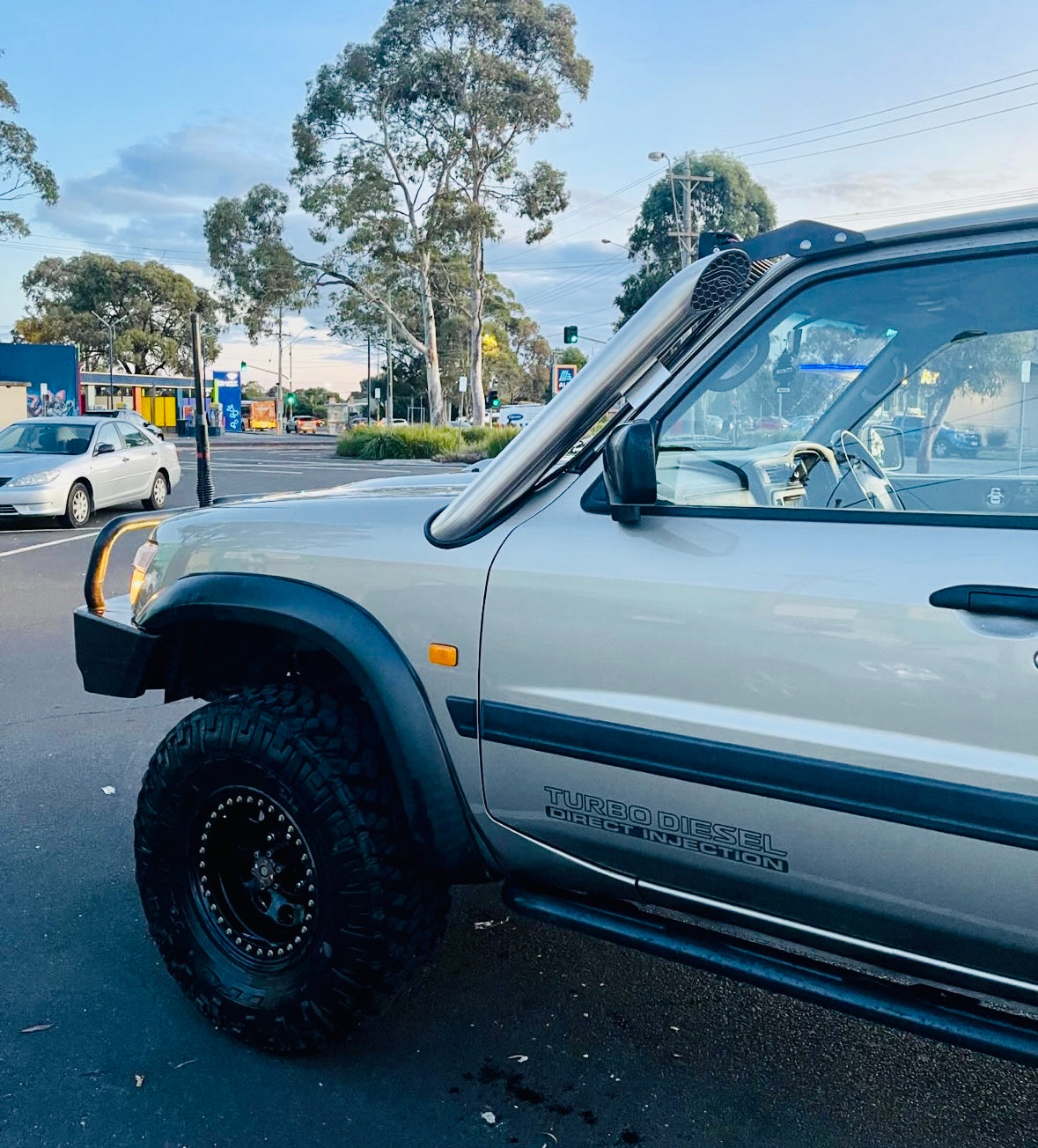 Nissan Patrol GU - DUALS - Short Entry Snorkels - Seamless Polished