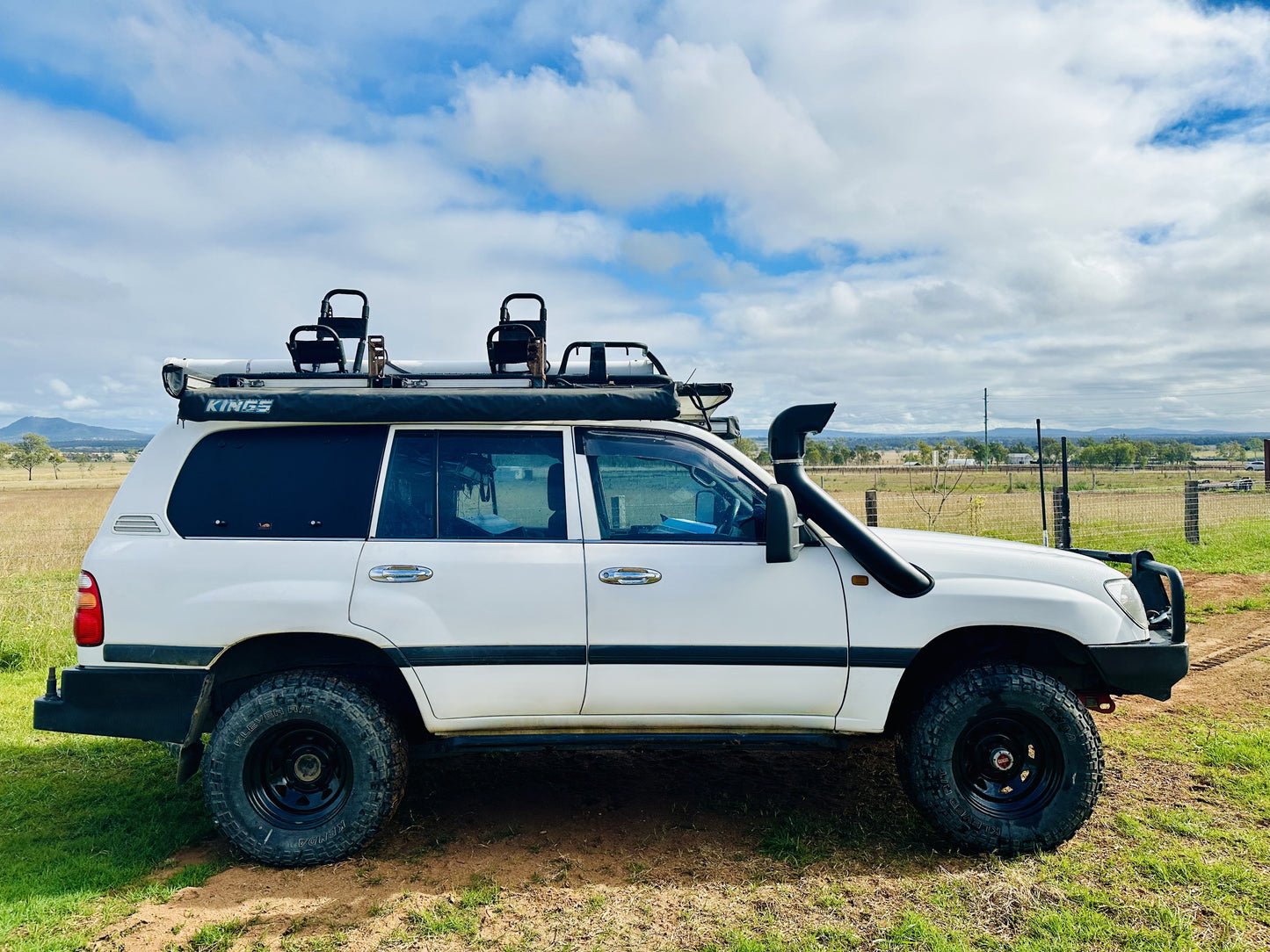 Toyota Landcruiser 100/105 Series 5" Short Entry Snorkel with Ram Head