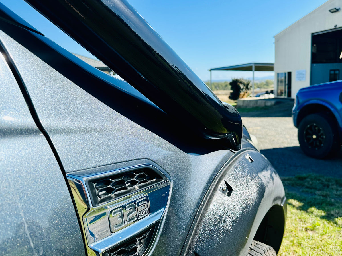 Ford PX Ranger (3.2Lt) - Mid Entry Snorkel - Basic Weld Powder Coated