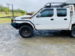 Nissan Navara D22 - Recessed/Cover Up - For Nissan Factory Snorkel - Seamless Polished