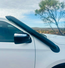 Isuzu Dmax/Mux (2021 - Present) - Short Entry DUAL Snorkels - Basic Weld Powder Coated