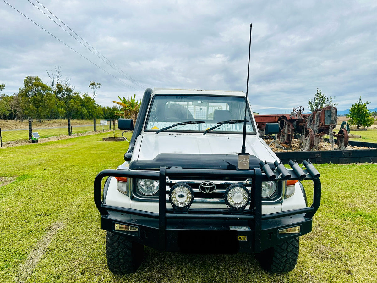 Toyota Landcruiser HDJ (6 Cylinder) - 79 Series - 4" Snorkel - Basic Weld Powder Coated