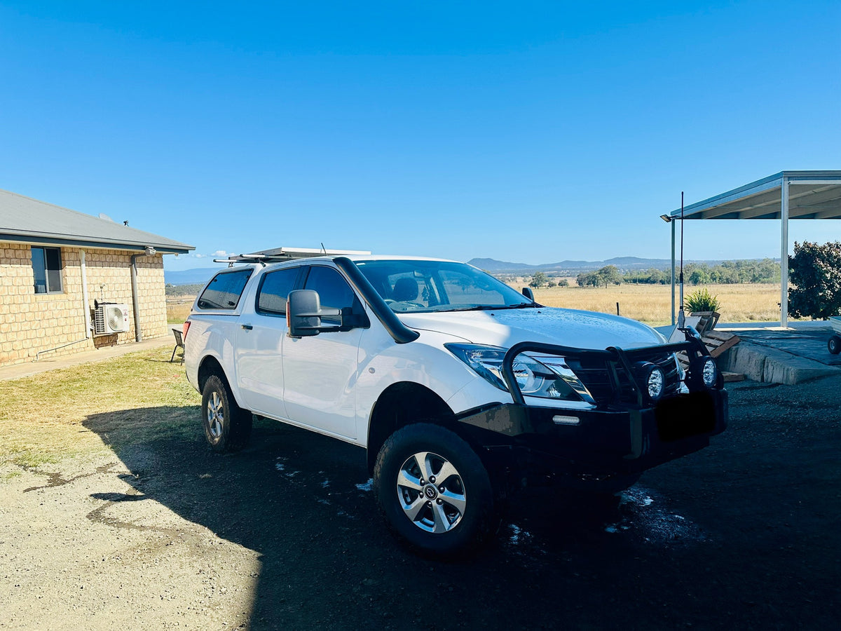 Mazda BT50 (2012 - 2020) - Mid Entry Snorkel - Seamless Powder Coated