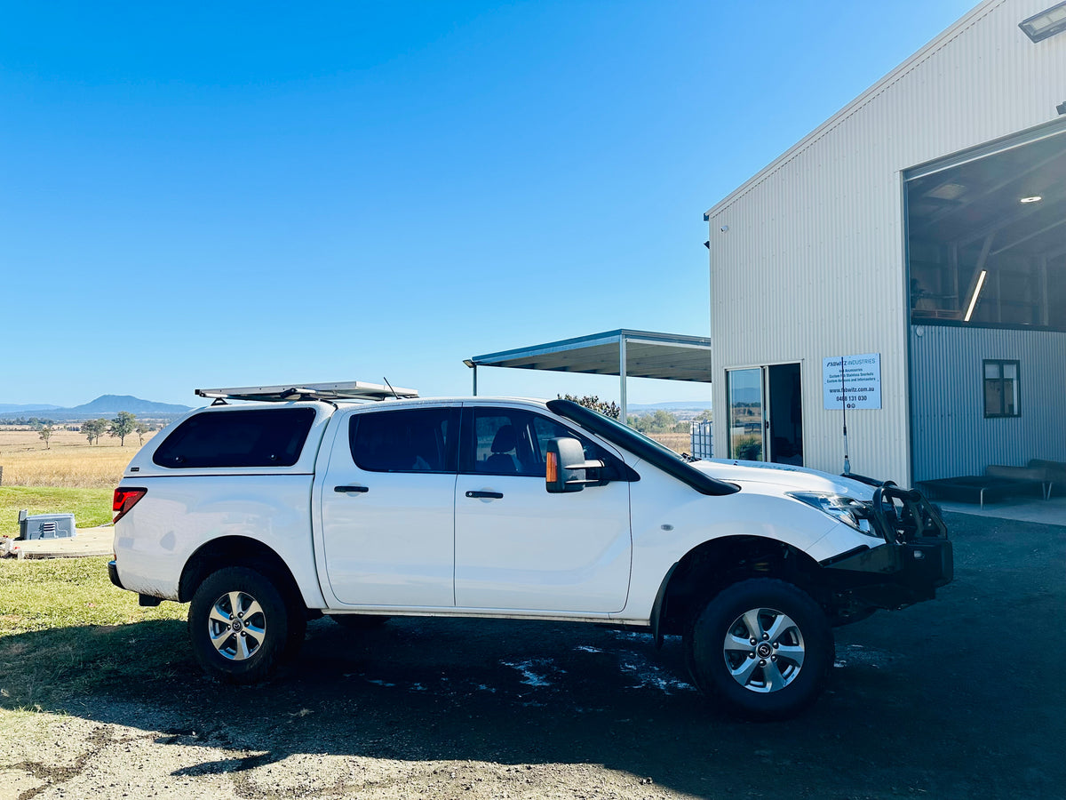 Mazda BT50 (2012 - 2020) - Mid Entry Snorkel - Seamless Powder Coated