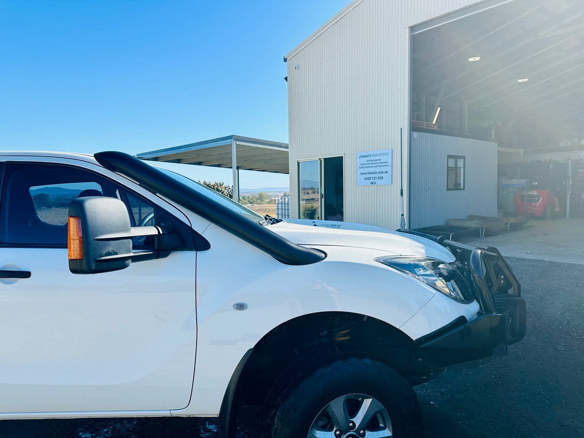 Mazda BT50 (2012 - 2020) - Mid Entry Snorkel - Seamless Powder Coated