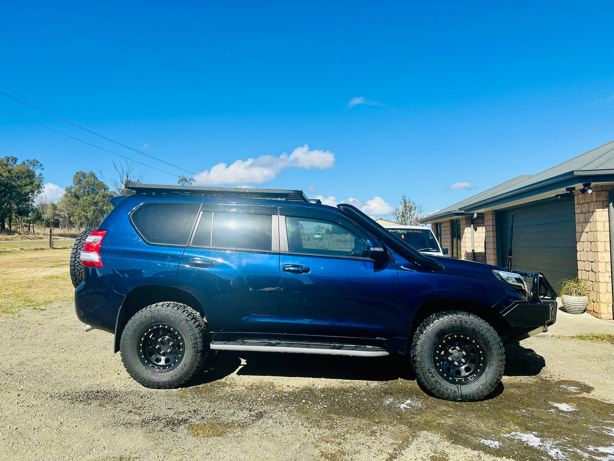 Toyota Landcruiser Prado - 150 Series - Mid Entry Snorkel - Seamless Powder Coated