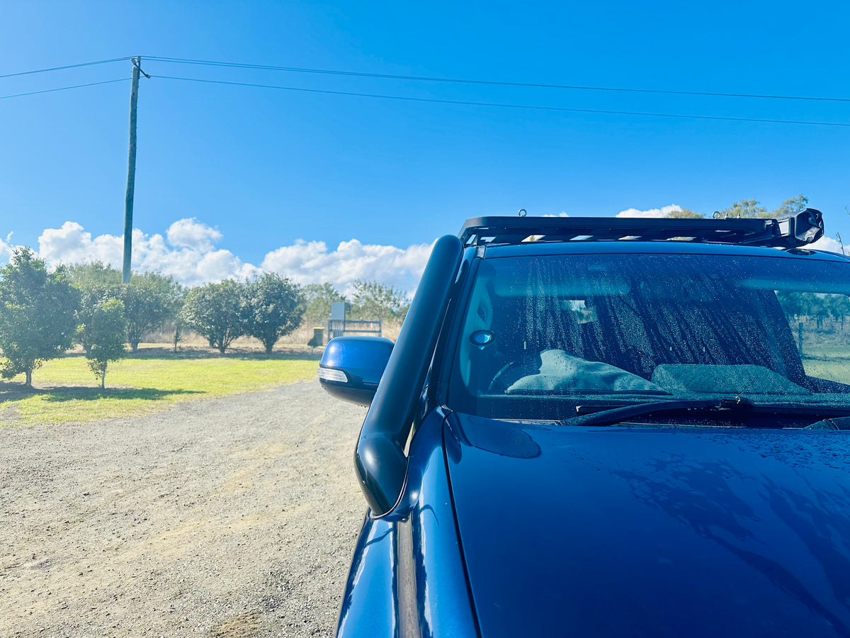 Toyota Landcruiser Prado - 150 Series - Mid Entry Snorkel - Basic Weld Powder Coated