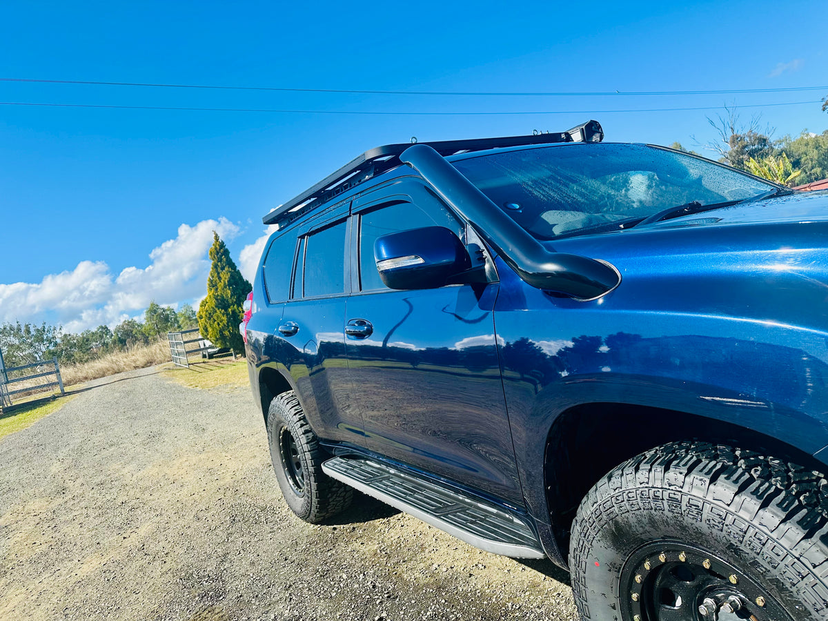 Toyota Landcruiser Prado - 150 Series - Mid Entry Snorkel - Seamless Powder Coated