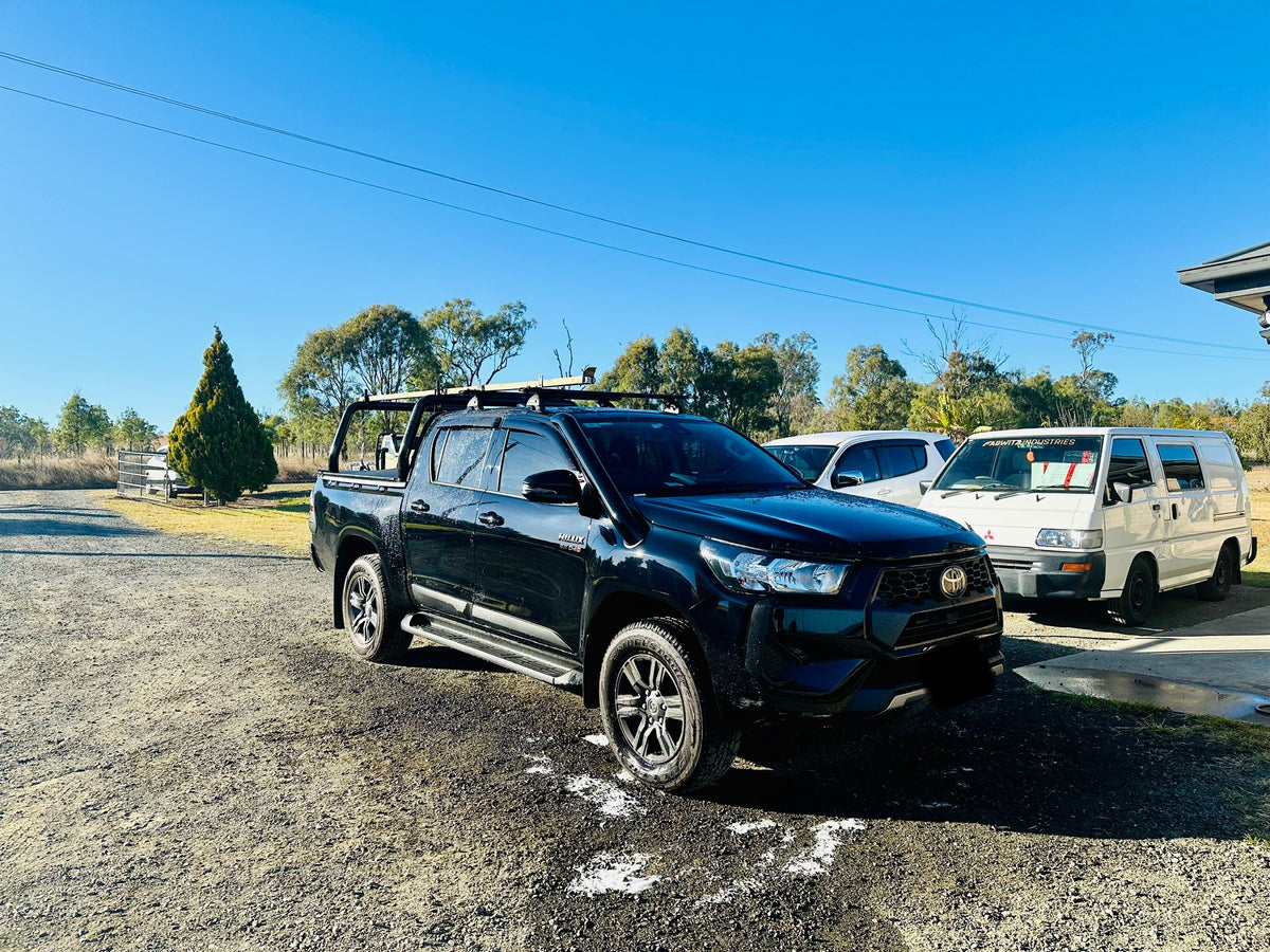 Toyota Hilux N80 - (2015 & Onward) - Short Entry Snorkel - Seamless Powder Coated