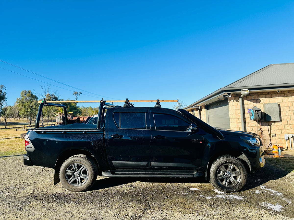 Toyota Hilux N80 - (2015 & Onward) - Short Entry Snorkel - Seamless Powder Coated