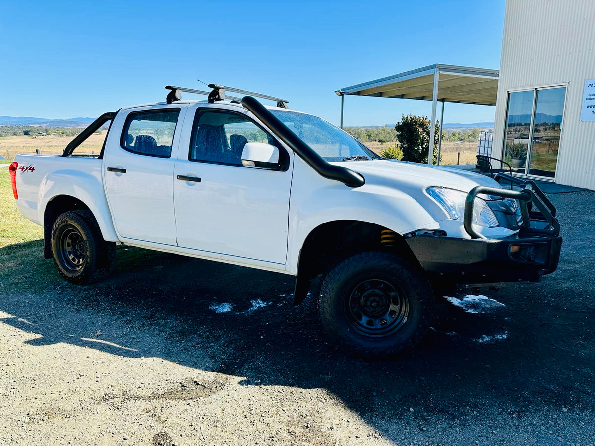 Isuzu Dmax (2012 - 2020) - Mid Entry Snorkel - Basic Weld Powder Coated