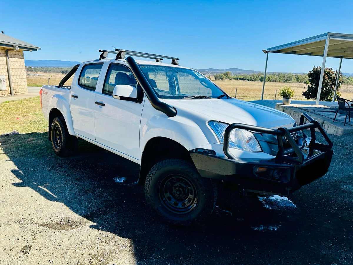 Isuzu Dmax (2012 - 2020) - Mid Entry Snorkel - Basic Weld Powder Coated