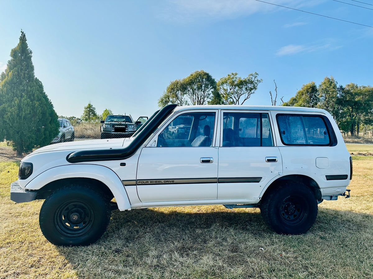 Toyota Landcruiser - 80 Series - 5" DUAL Snorkels - Seamless Powder Coated