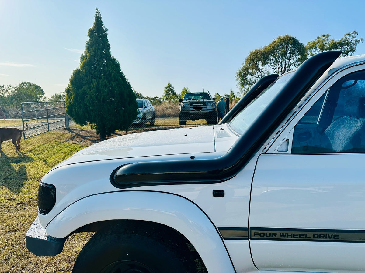 Toyota Landcruiser - 80 Series - 5" DUAL Snorkels - Seamless Powder Coated