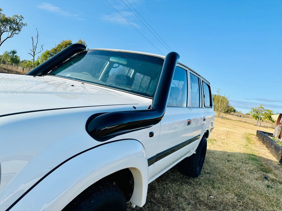 Toyota Landcruiser - 80 Series - 5" DUAL Snorkels - Seamless Powder Coated