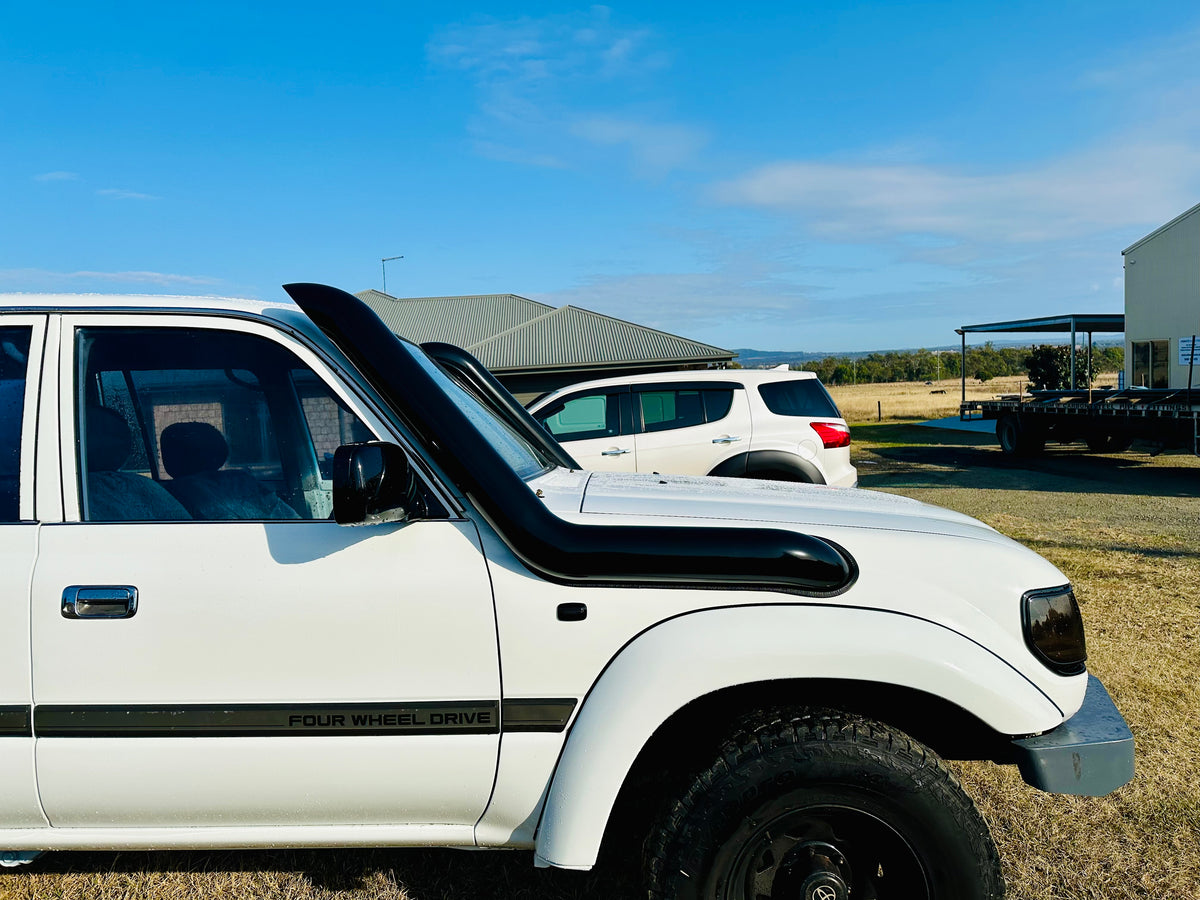 Toyota Landcruiser - 80 Series - 5" DUAL Snorkels - Seamless Powder Coated