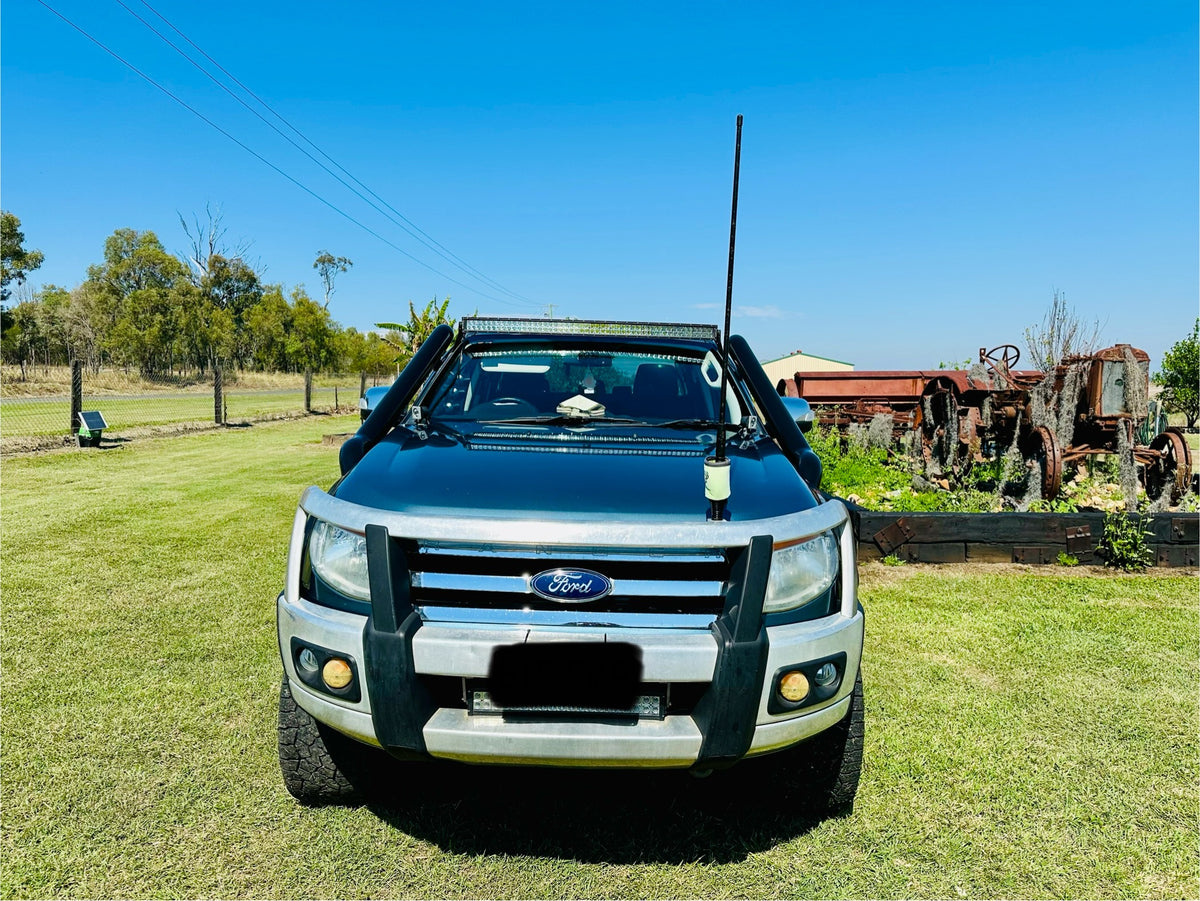 Ford PX Ranger (3.2Lt) - Mid Entry DUAL Snorkels - Seamless Powder Coated