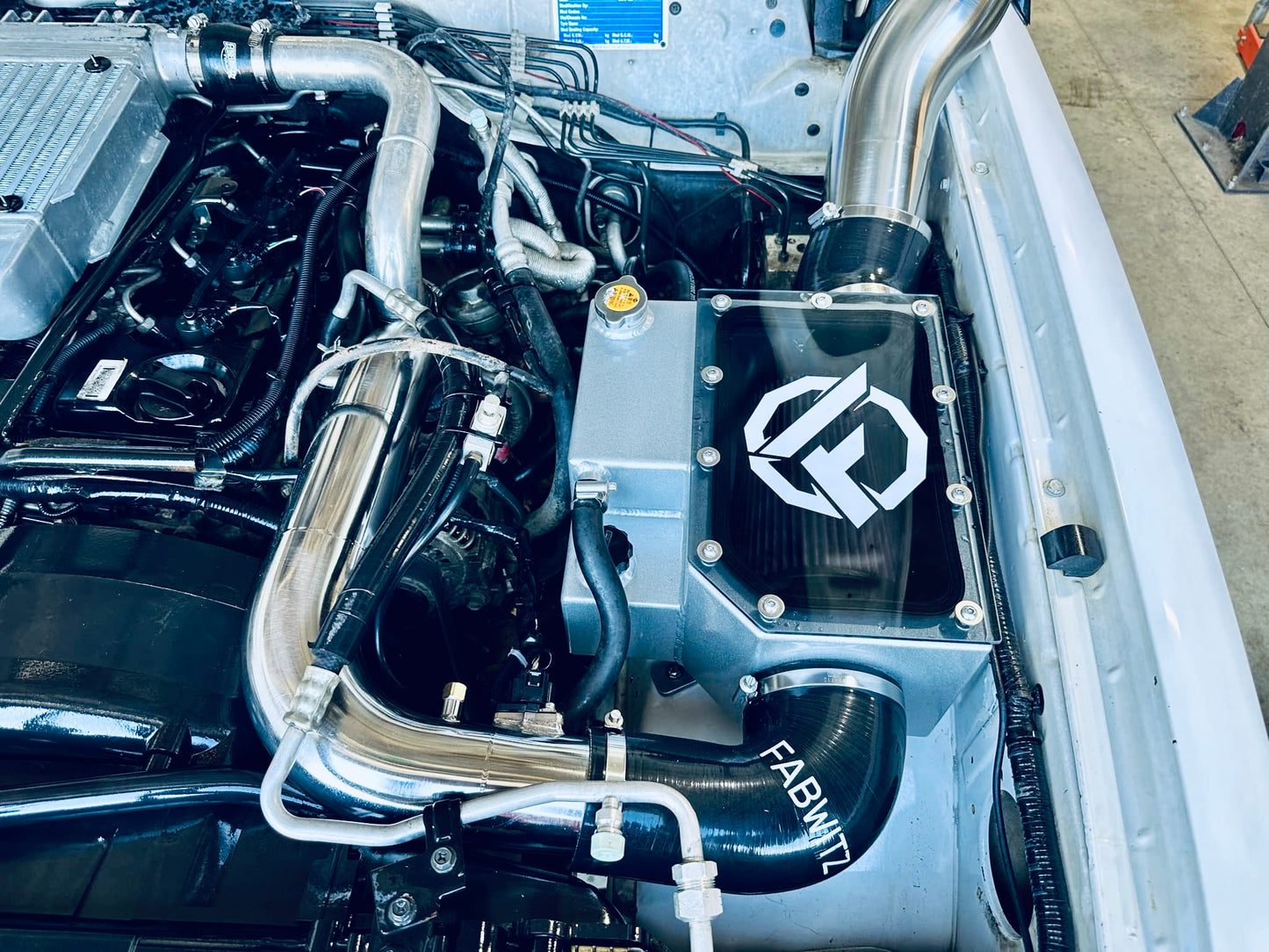 Nissan Patrol GU - Seamless Polished Bonnet Entry Snorkel & Airbox/Intake - Package
