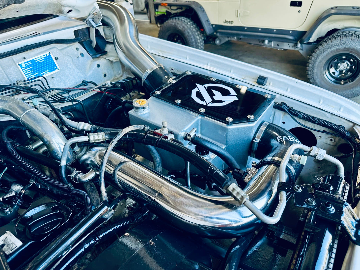 Nissan Patrol GU - Seamless Polished Bonnet Entry Snorkel & Airbox/Intake - Package