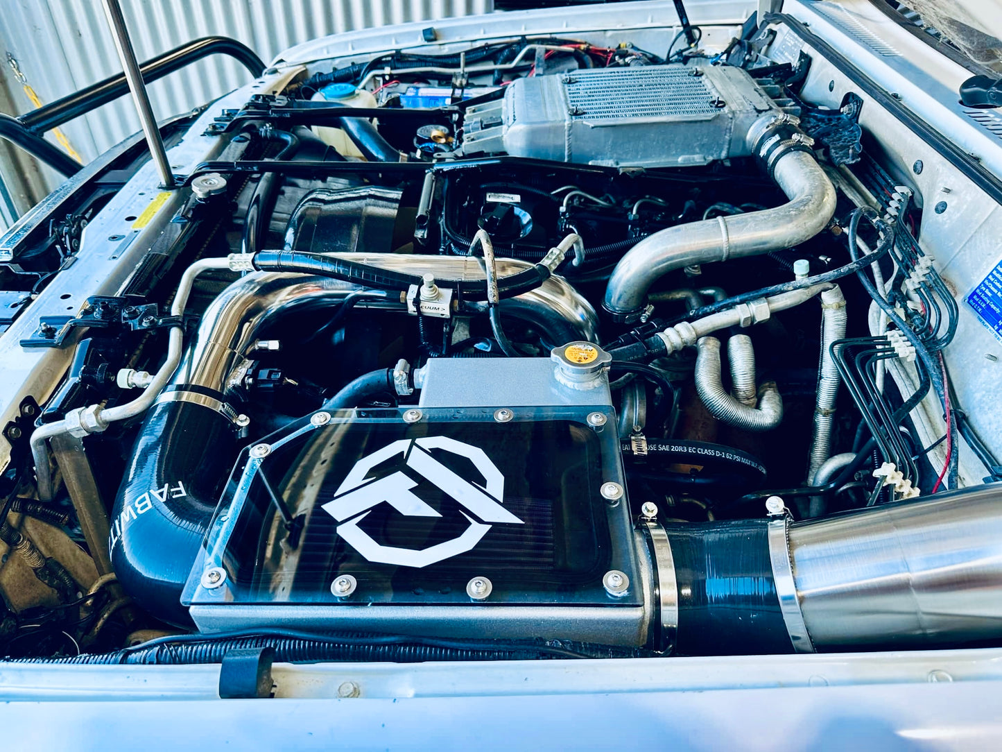 Nissan Patrol GU - Seamless Polished Bonnet Entry Snorkel & Airbox/Intake - Package