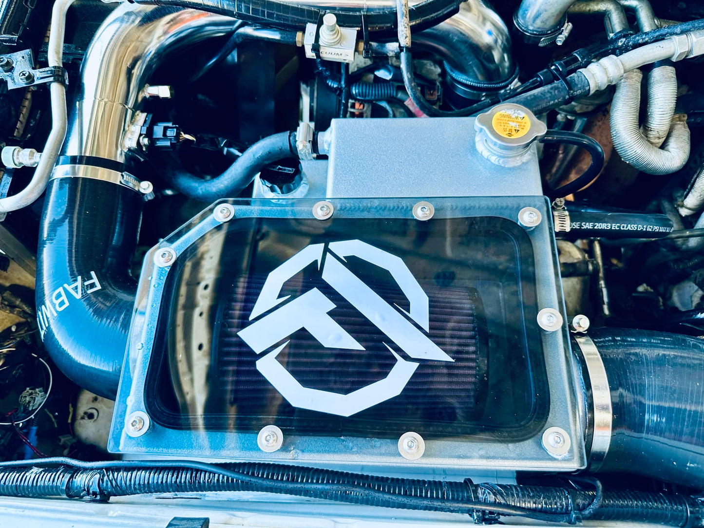 Nissan Patrol GU - Seamless Polished Bonnet Entry Snorkel & Airbox/Intake - Package
