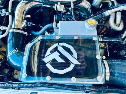 Nissan Patrol GU - Seamless Polished Bonnet Entry Snorkel & Airbox/Intake - Package