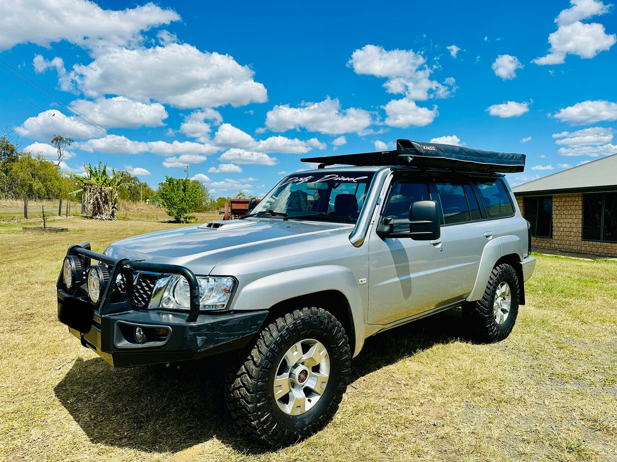 Nissan Patrol GU - Short Entry Snorkel - Seamless Polished