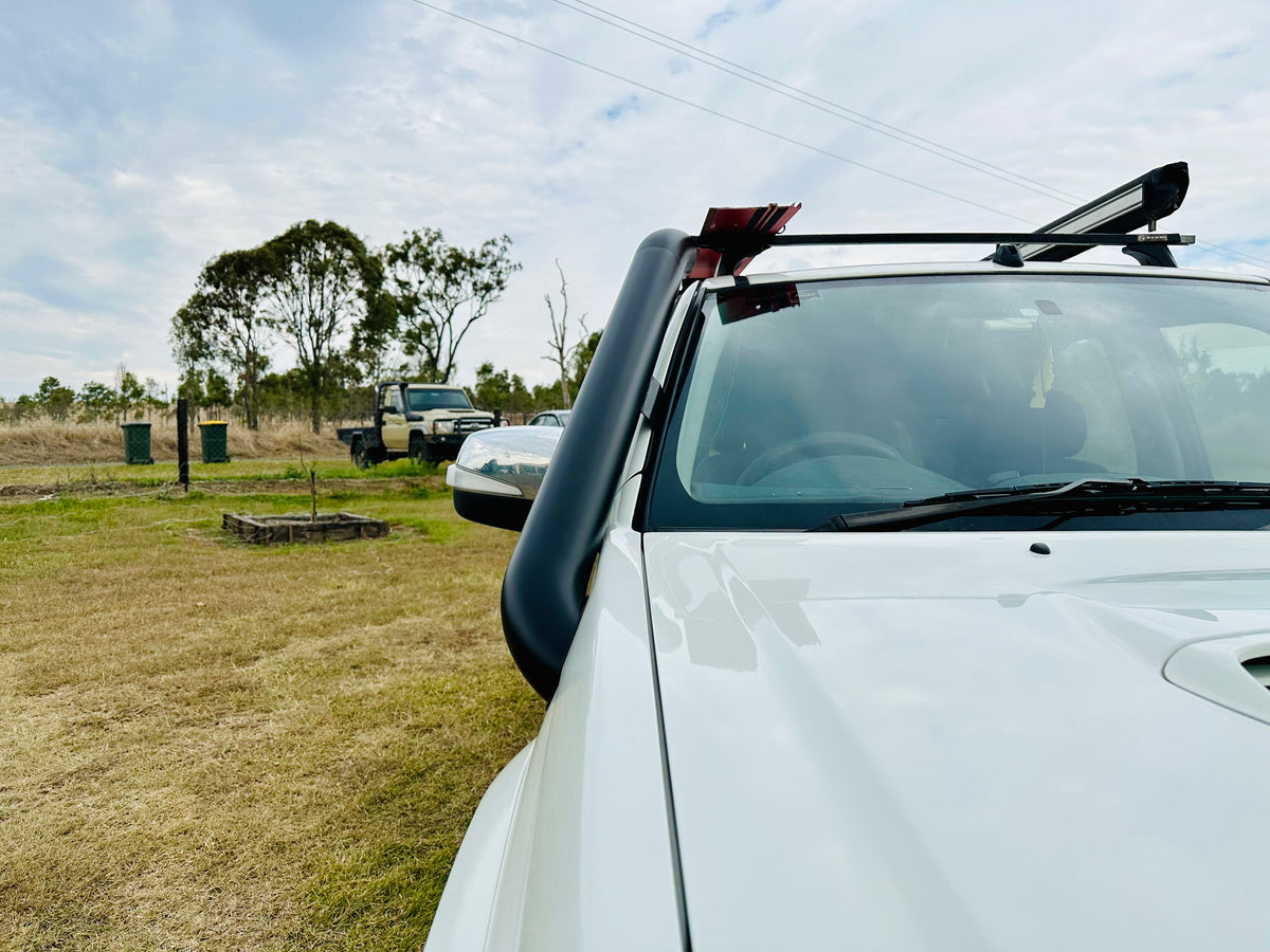 Isuzu Dmax (2008 - 2011) - Short Entry Snorkel - Basic Weld Powder Coated